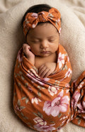 Orange Blossom 2-Piece Swaddle Set
