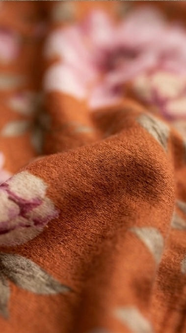 Orange Blossom 2-Piece Swaddle Set
